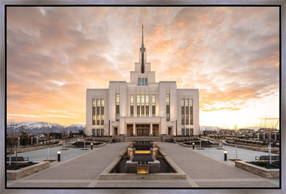 Saratoga Springs Utah Golden Sunrise