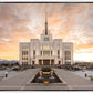 Saratoga Springs Utah Golden Sunrise
