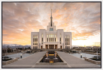 Saratoga Springs Utah Golden Sunrise