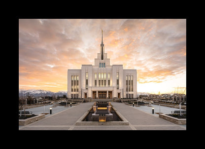 Saratoga Springs Utah Golden Sunrise