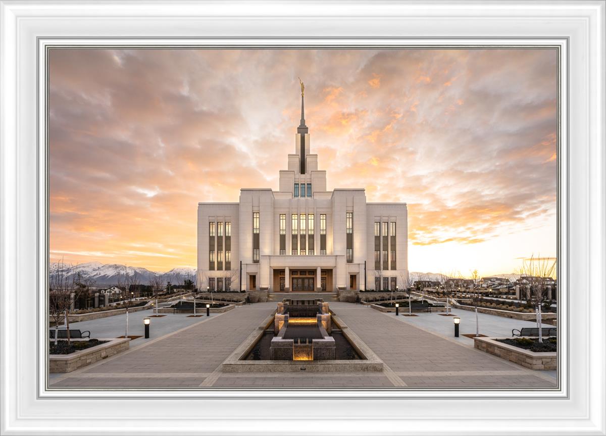 Saratoga Springs Utah Golden Sunrise
