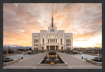 Saratoga Springs Utah Golden Sunrise