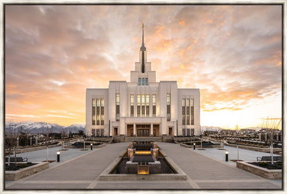 Saratoga Springs Utah Golden Sunrise