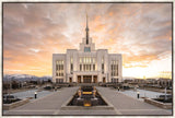 Saratoga Springs Utah Golden Sunrise Large Wall Art