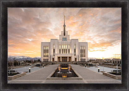 Saratoga Springs Utah Golden Sunrise