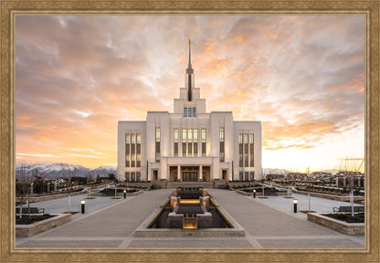 Saratoga Springs Utah Golden Sunrise