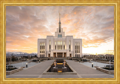 Saratoga Springs Utah Golden Sunrise