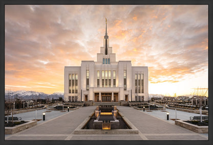 Saratoga Springs Utah Golden Sunrise