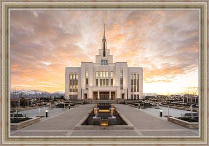 Saratoga Springs Utah Golden Sunrise