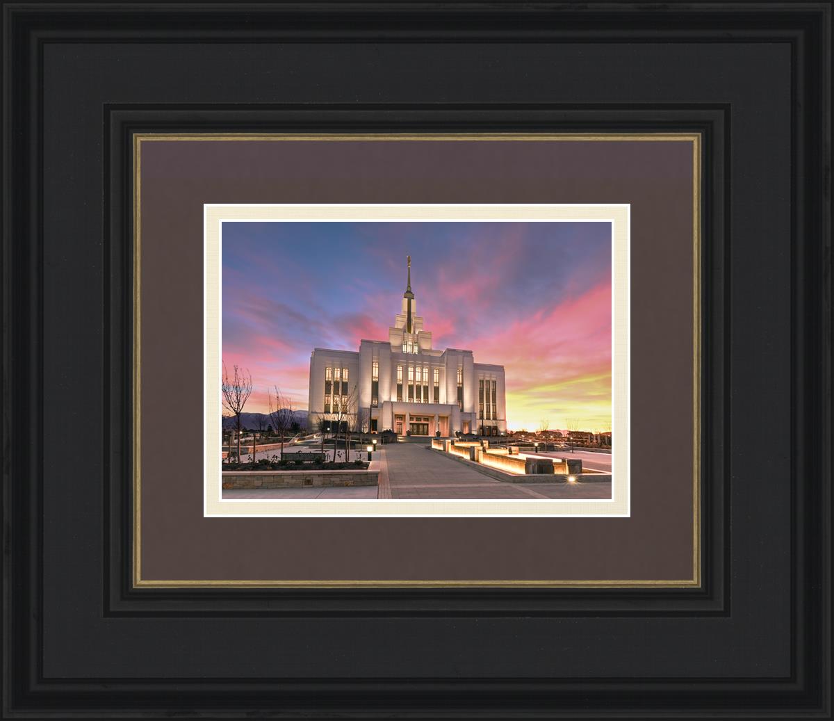 Saratoga Springs Utah Glorious Sunrise