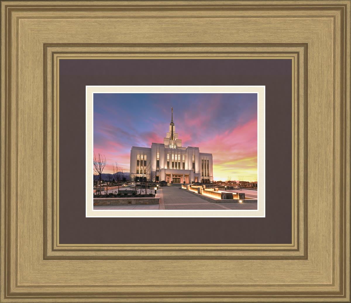 Saratoga Springs Utah Glorious Sunrise