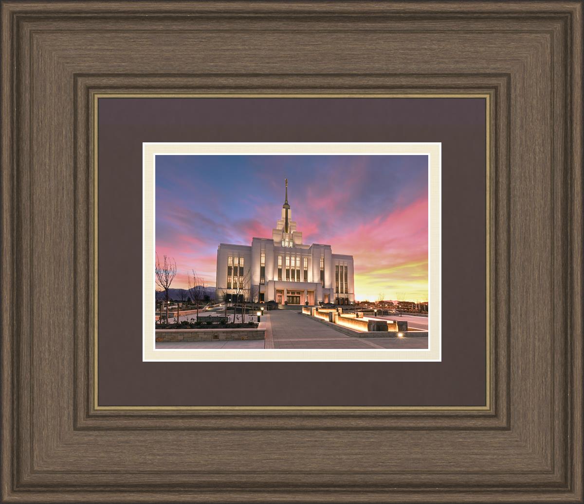 Saratoga Springs Utah Glorious Sunrise