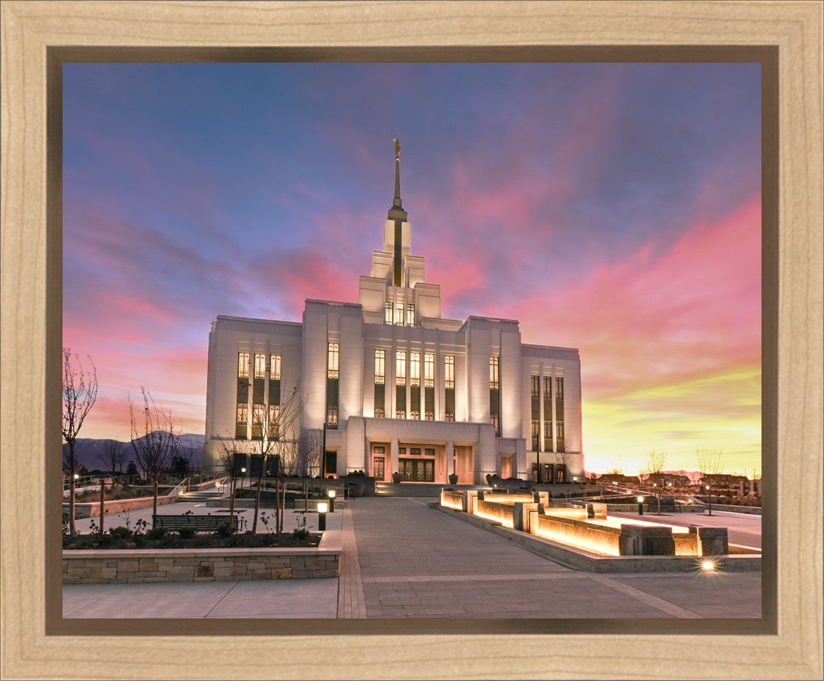 Saratoga Springs Utah Glorious Sunrise