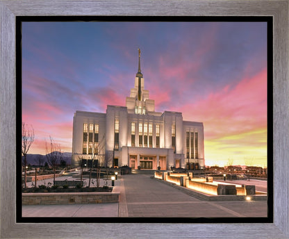 Saratoga Springs Utah Glorious Sunrise