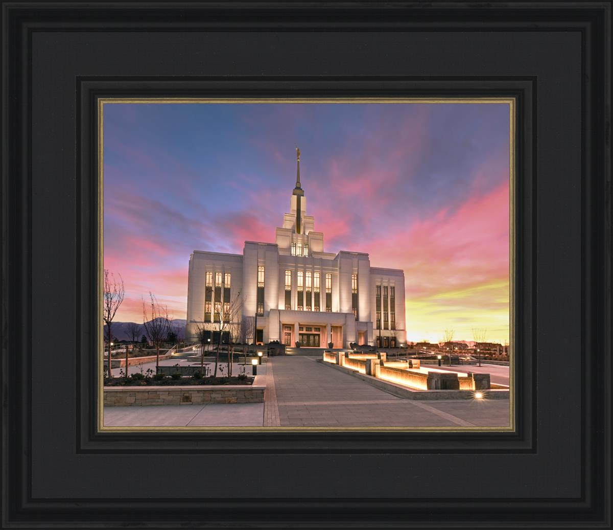 Saratoga Springs Utah Glorious Sunrise