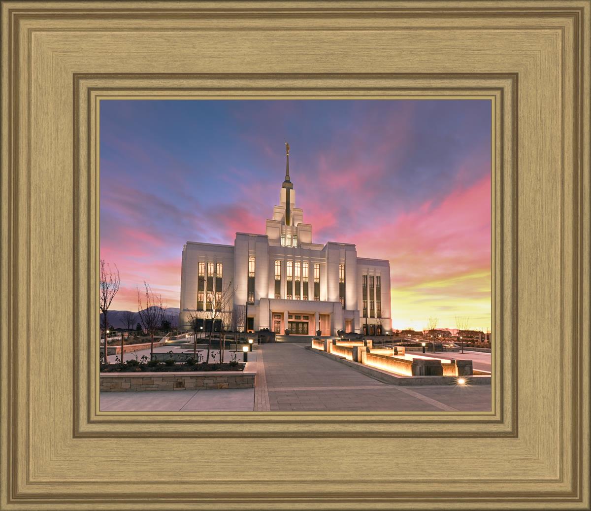 Saratoga Springs Utah Glorious Sunrise