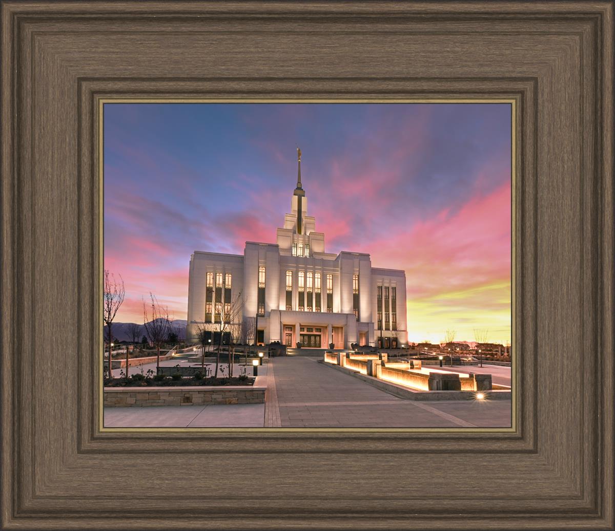 Saratoga Springs Utah Glorious Sunrise
