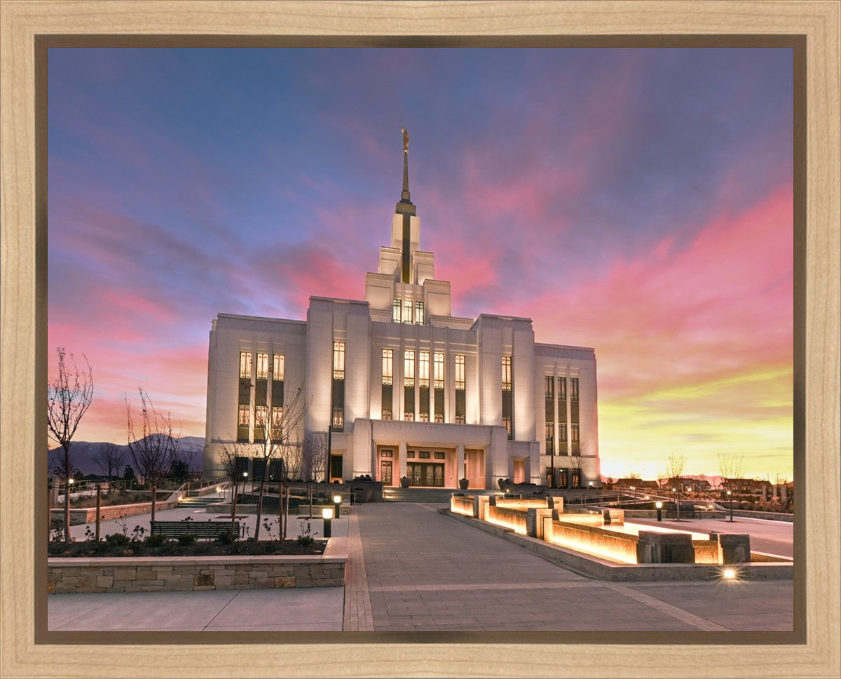 Saratoga Springs Utah Glorious Sunrise