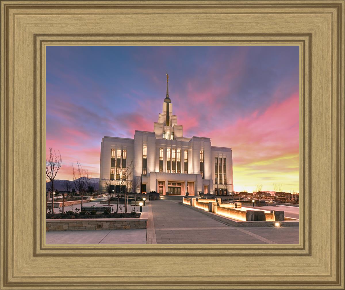 Saratoga Springs Utah Glorious Sunrise