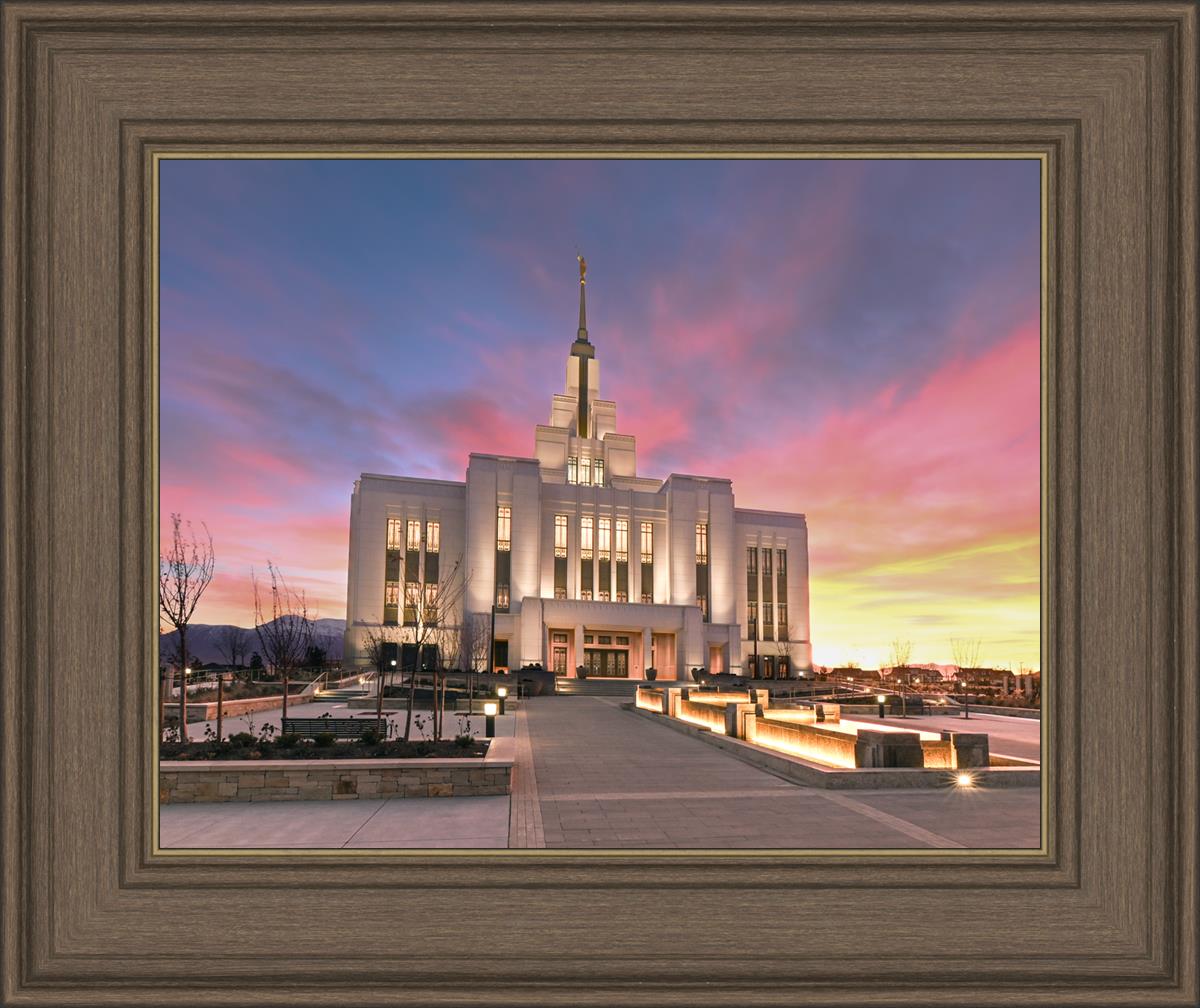 Saratoga Springs Utah Glorious Sunrise