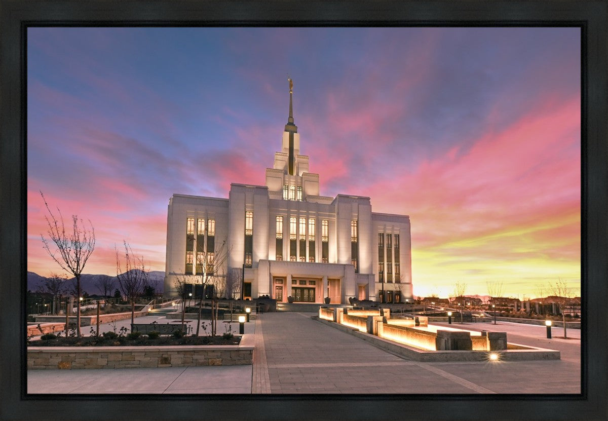 Saratoga Springs Utah Glorious Sunrise