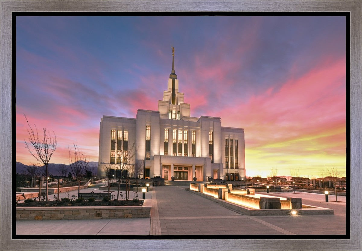 Saratoga Springs Utah Glorious Sunrise