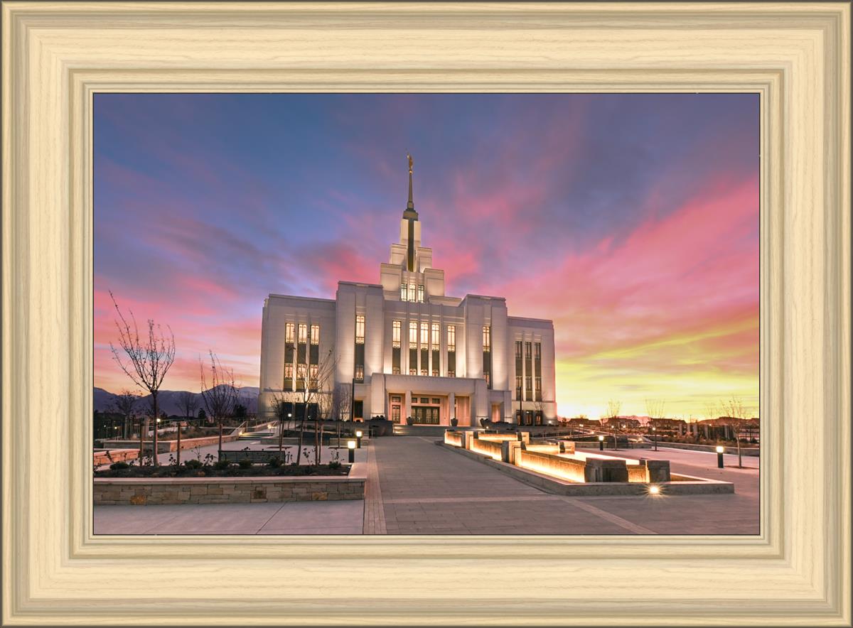 Saratoga Springs Utah Glorious Sunrise