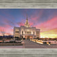 Saratoga Springs Utah Glorious Sunrise