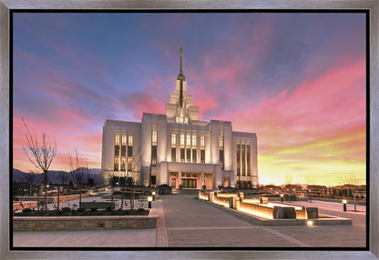 Saratoga Springs Utah Glorious Sunrise