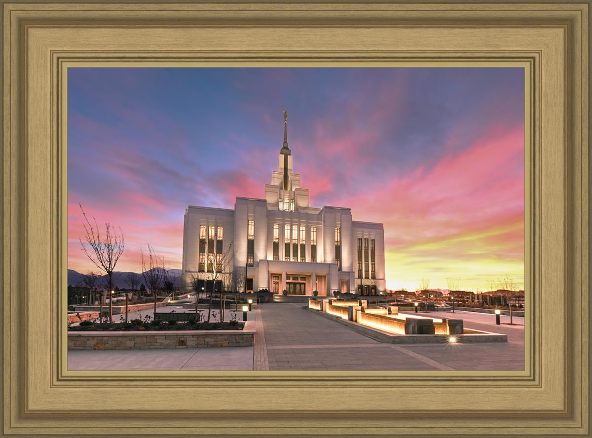Saratoga Springs Utah Glorious Sunrise