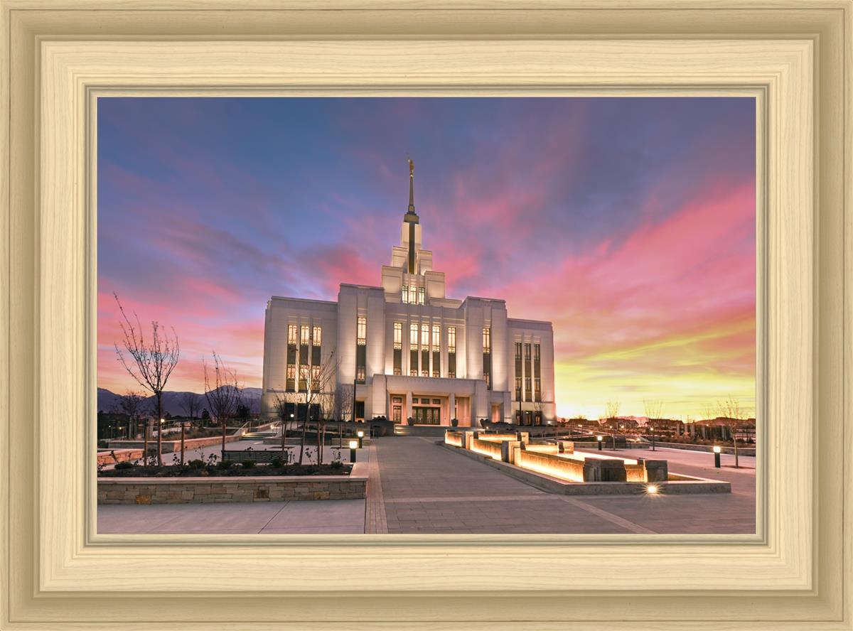 Saratoga Springs Utah Glorious Sunrise