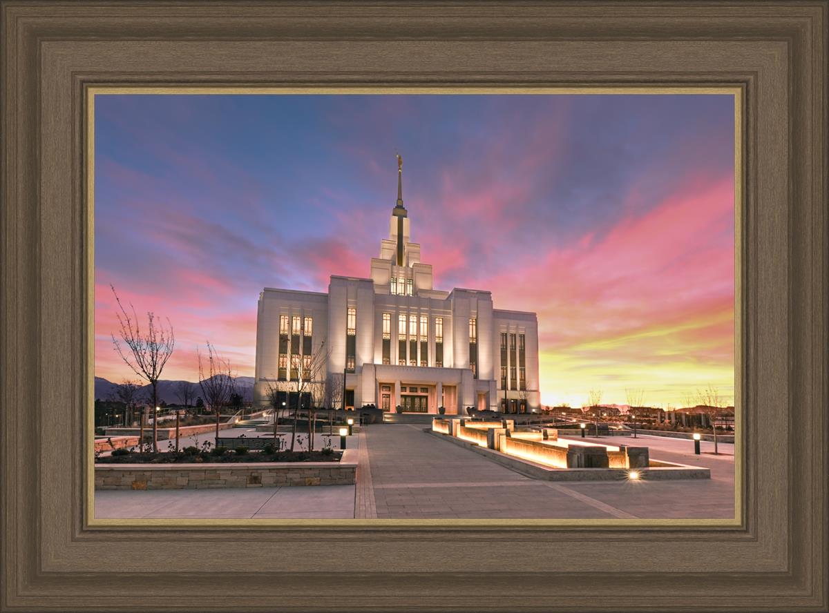 Saratoga Springs Utah Glorious Sunrise