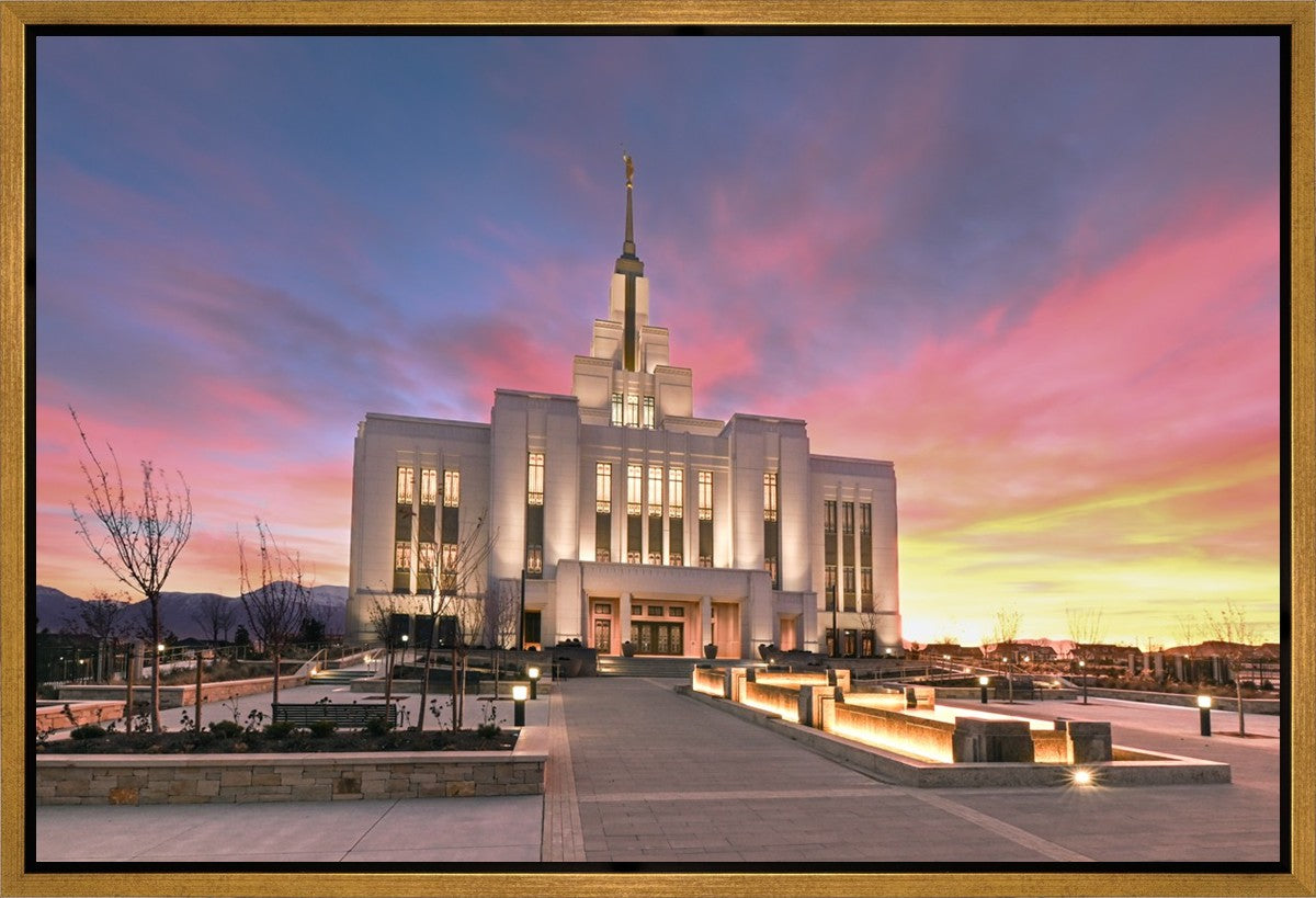 Saratoga Springs Utah Glorious Sunrise