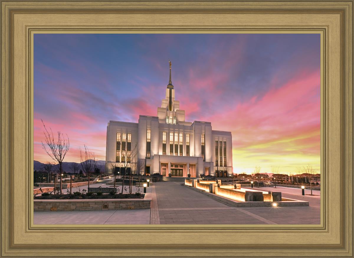 Saratoga Springs Utah Glorious Sunrise