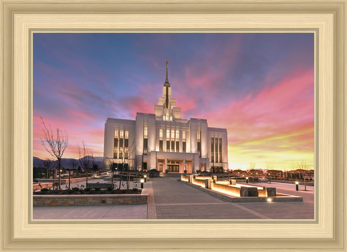 Saratoga Springs Utah Glorious Sunrise