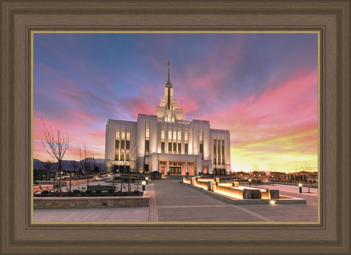 Saratoga Springs Utah Glorious Sunrise