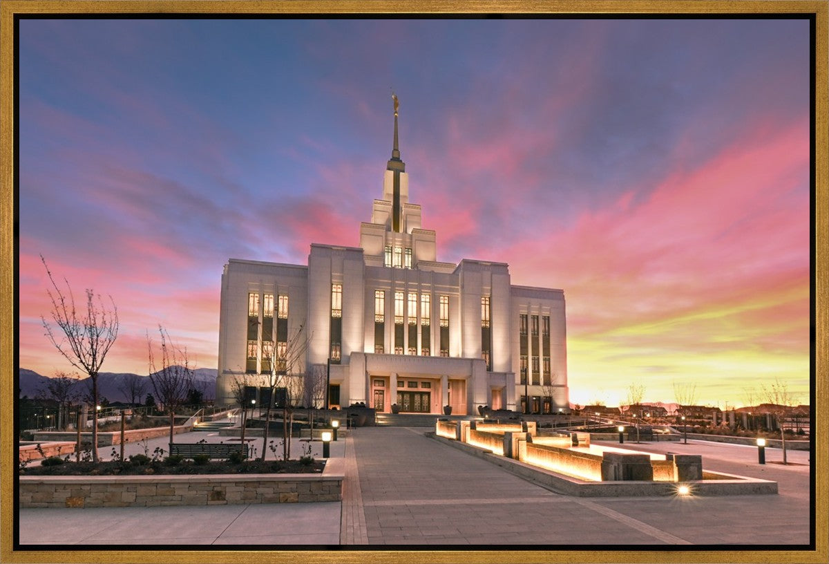 Saratoga Springs Utah Glorious Sunrise
