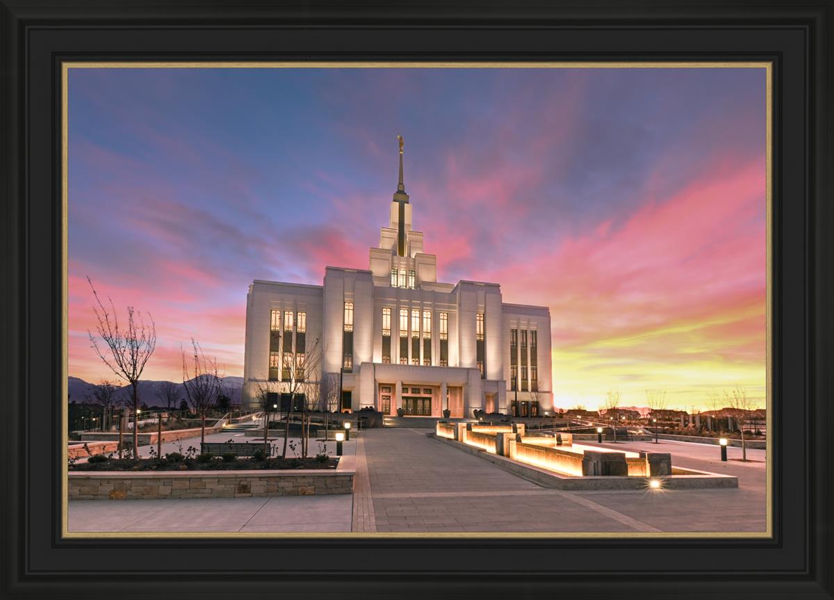 Saratoga Springs Utah Glorious Sunrise