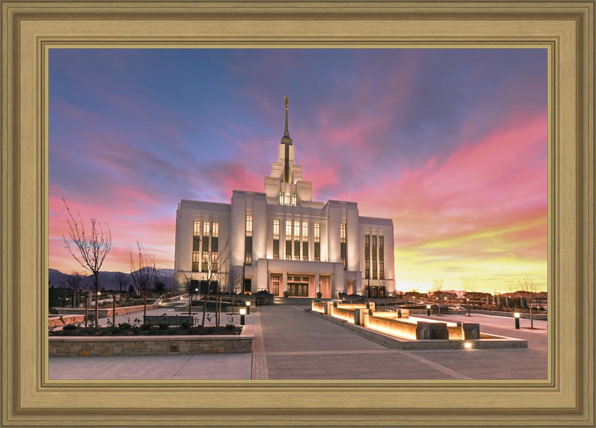 Saratoga Springs Utah Glorious Sunrise