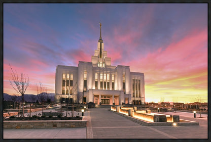 Saratoga Springs Utah Glorious Sunrise