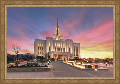 Saratoga Springs Utah Glorious Sunrise