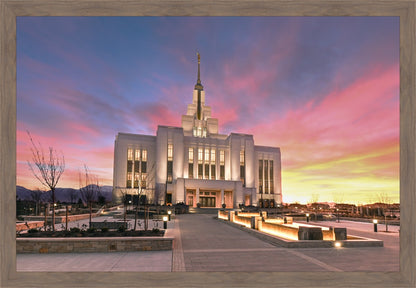 Saratoga Springs Utah Glorious Sunrise