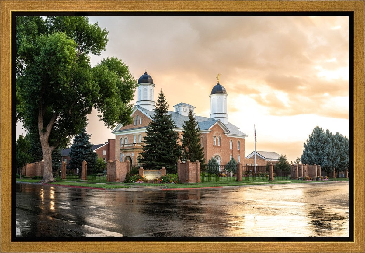 Vernal Utah Golden Sunrise