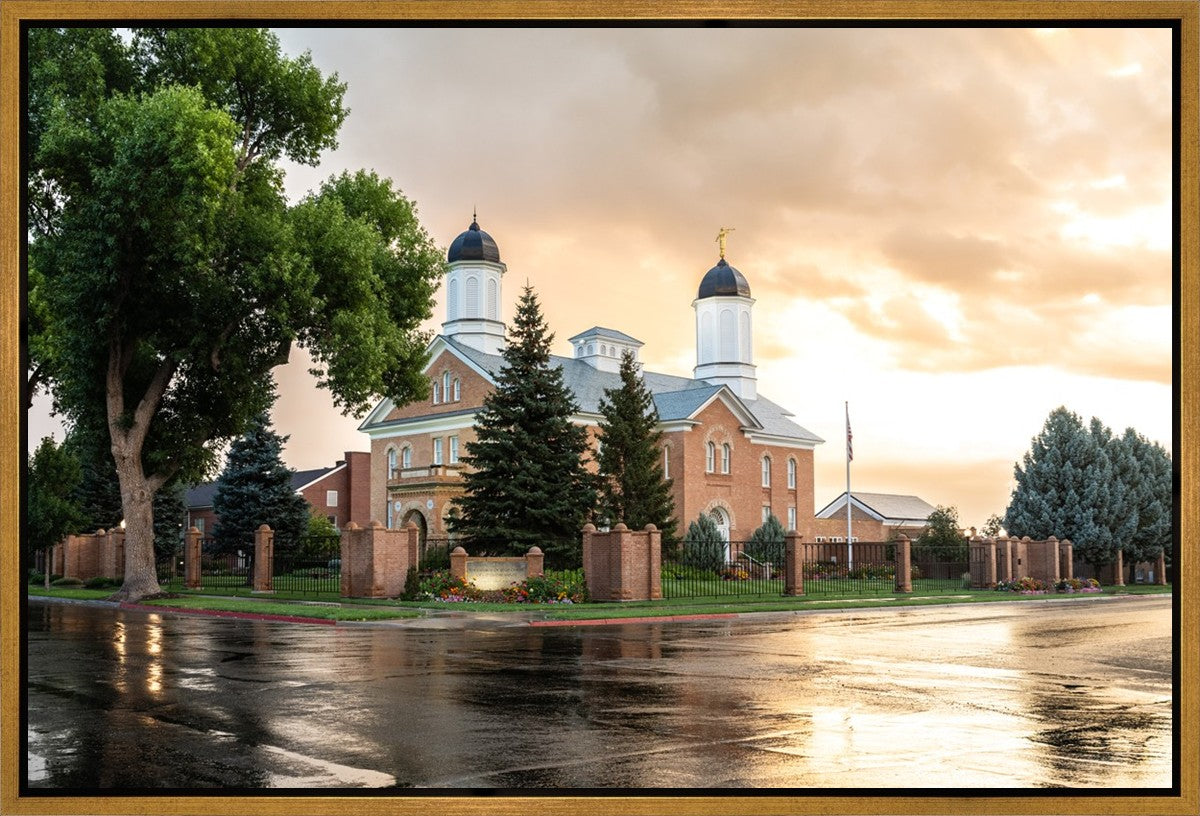 Vernal Utah Golden Sunrise
