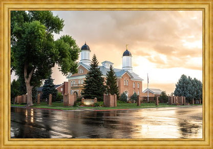 Vernal Utah Golden Sunrise