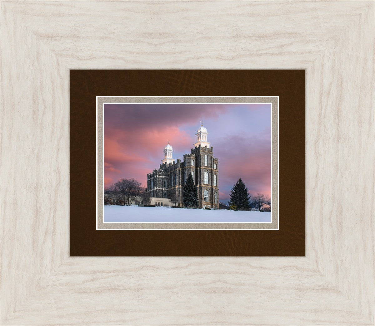 Logan Utah Pink Winter Sunset