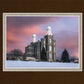 Logan Utah Pink Winter Sunset