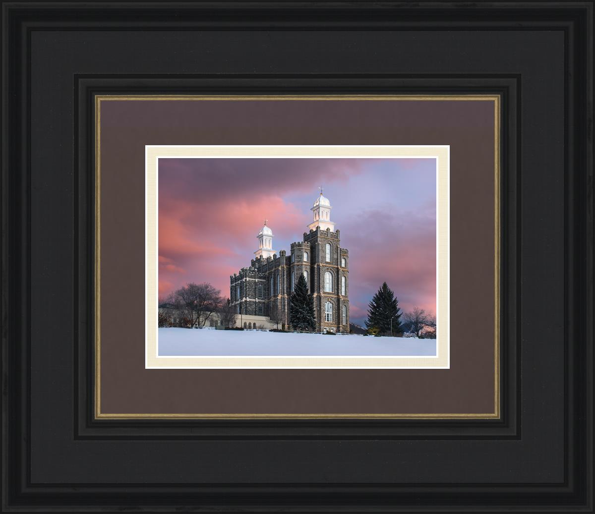Logan Utah Pink Winter Sunset