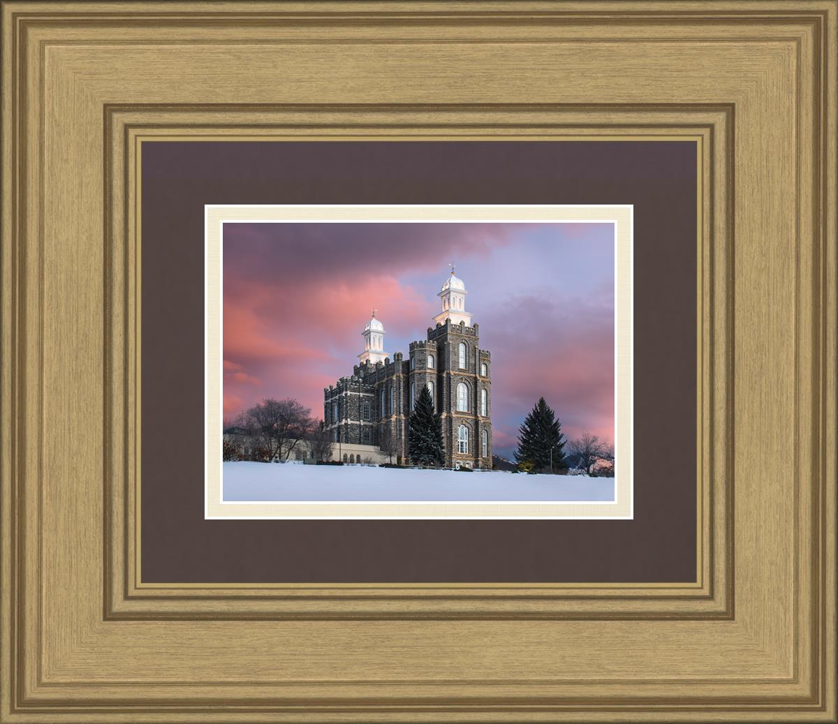 Logan Utah Pink Winter Sunset