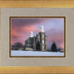 Logan Utah Pink Winter Sunset